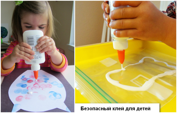 Безопасный клей для детей Безопасный клей для детей